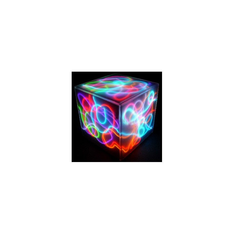 Neon flexible deco maison cube