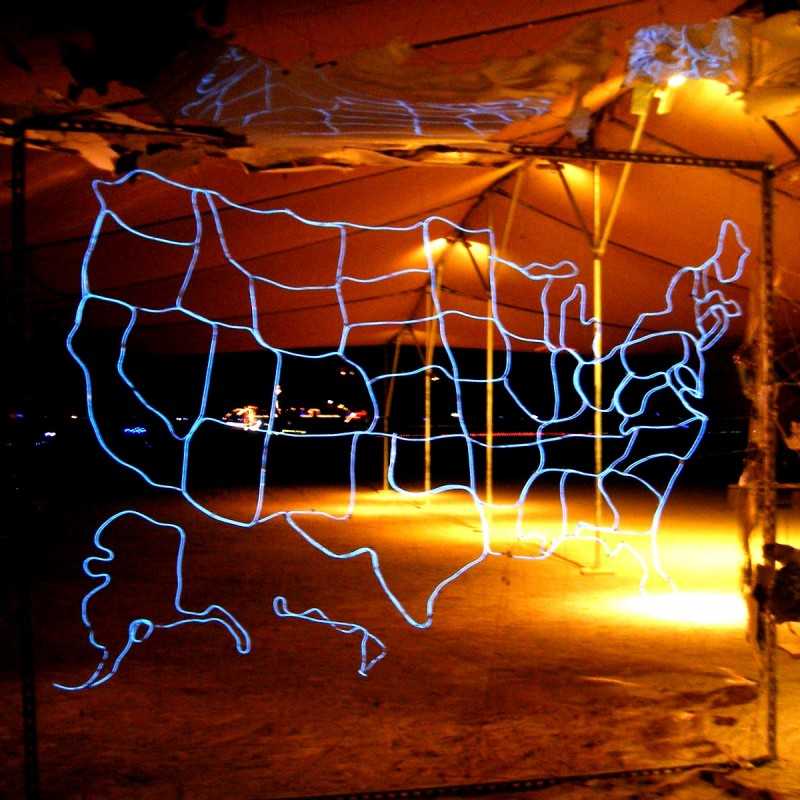 Neon flexible deco home karte